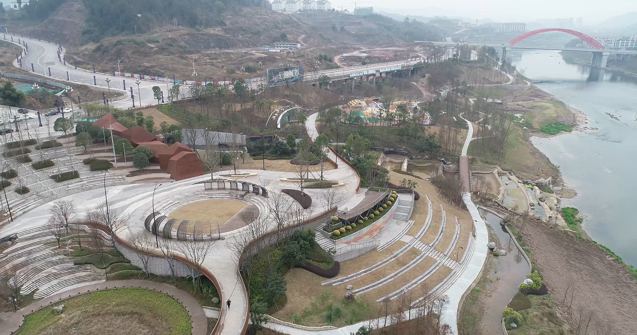 四川通州區(qū)柳佳壩片區(qū)濱江防洪堤及景觀(guān)工程